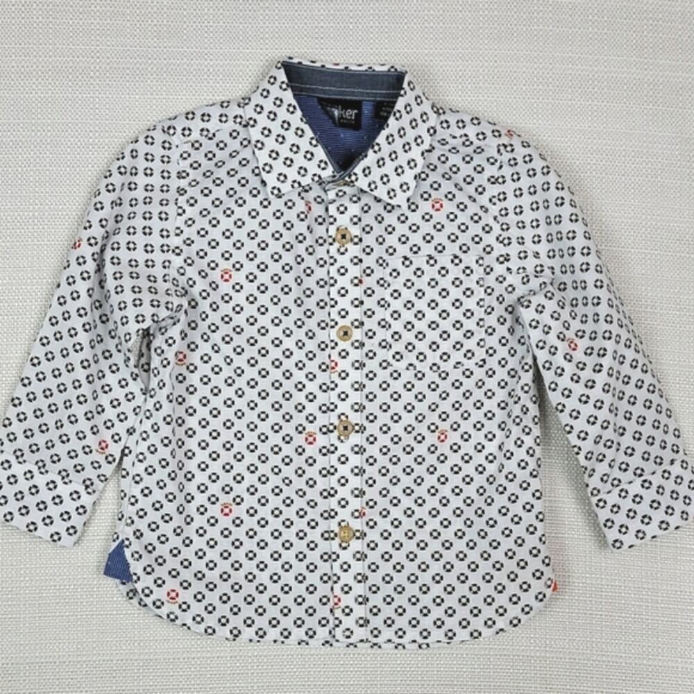 Baker by Ted Baker button-up long sleeve dress shirt 6-12M
